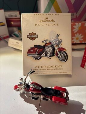 Hallmark Keepsake Harley-Davidson ornament- 1994 FLHR Road King motorcycle.